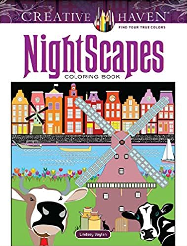 Creative Haven NightScapes Coloring Book (Creative Haven Coloring Books) indir