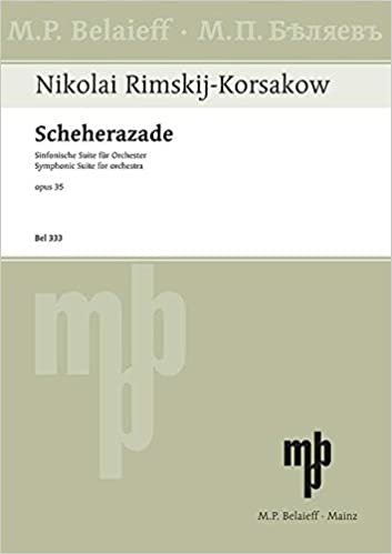 Scheherazade: Sinfonische Suite. op. 35. Orchester. Studienpartitur. indir