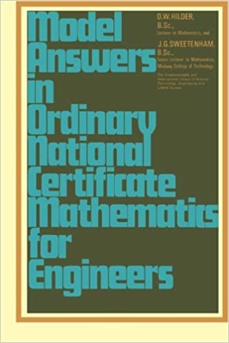 Model Answers in Ordinary National Certificate Mathematics for Engineers