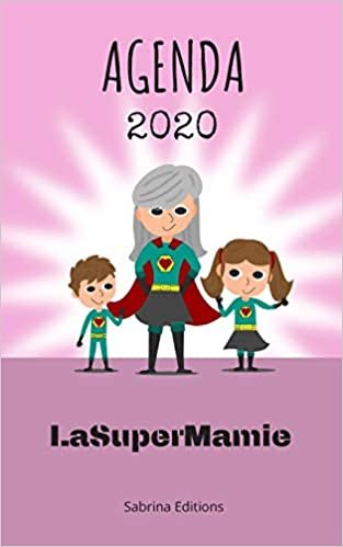 Agenda 2020 LaSuperMamie Sabrina Editions: une semaine par double page