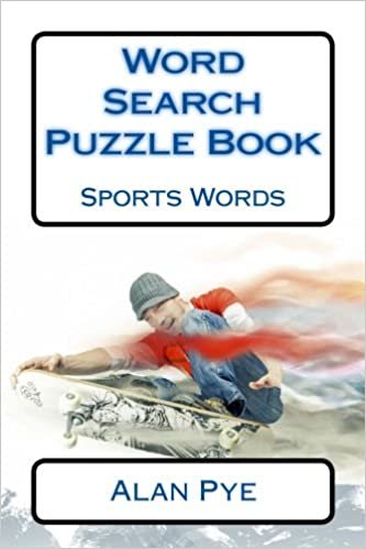 Word Search Puzzle Book Sports Words