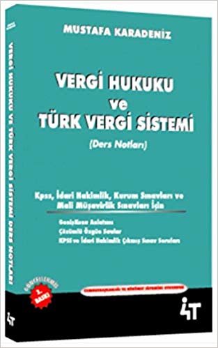 Vergi Hukuku ve Türk Vergi Sistemi: Ders Notları