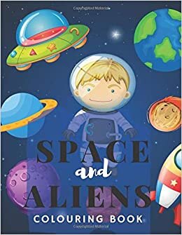 Space And Aliens Colouring Book: Space rocket Ships earth moon Book For Children 3-7 years old Boys Girls indir