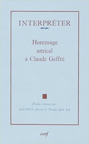 Interpréter - Hommage amical à Claude Geffré (Cogitatio Fidei) indir