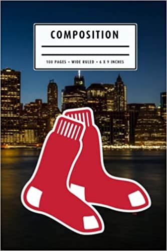 Weekly Planner Composition : Boston Red Sox Notebook- To My Baseball Son , To My Baseball Dad - Baseball Notebook #10