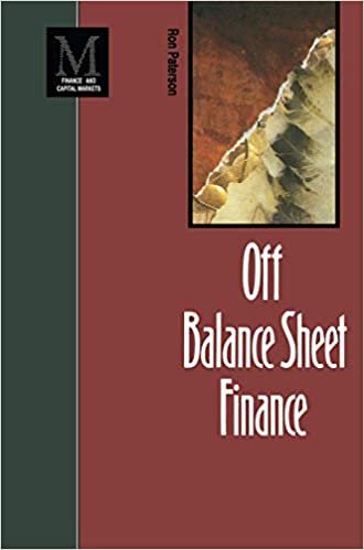 Off Balance Sheet Finance (Finance and Capital Markets)