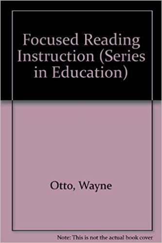 Focused Reading Instruction (Series in Education) indir