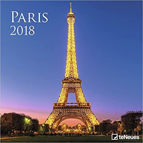 2018 Paris Calendar - teNeues Grid Calendar - Photography Calendar - 30 x 30 cm