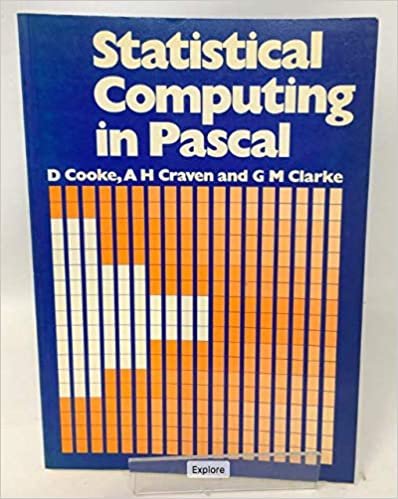 Statistical Computing in Pascal