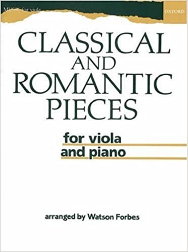 Forbes, W: Classical and Romantic Pieces for Viola