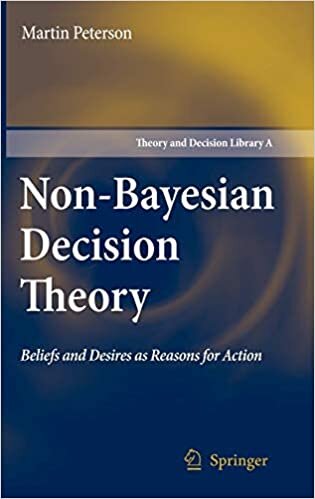 Non-Bayesian Decision Theory: Beliefs and Desires as Reasons for Action (Theory and Decision Library A:)
