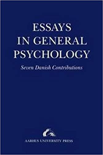 Essays in General Psychology: Presented to Henrik Poulsen