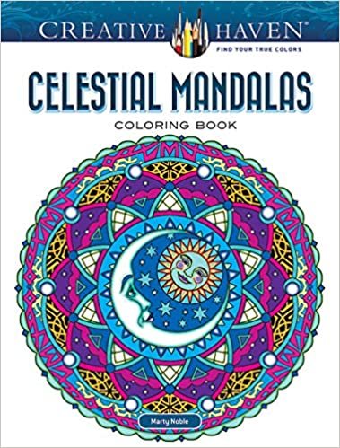 Creative Haven Celestial Mandalas Coloring Book (Creative Haven Coloring Books) indir