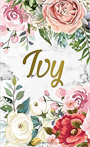 Ivy: 2020-2021 Nifty 2 Year Monthly Pocket Planner and Organizer with Phone Book, Password Log & Notes | Two-Year (24 Months) Agenda and Calendar | ... Floral Personal Name Gift for Girls & Women indir
