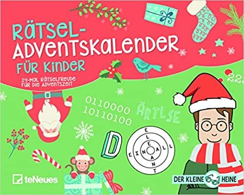 Stefan Heine Adventskalender für Kinder 20x16cm - Adventskalender: Tischkalender Adventskalender