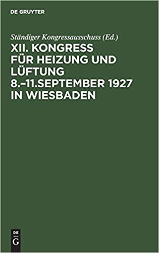 Kongress für Heizung und Lüftung 8.-11.September 1927 in Wiesbaden indir