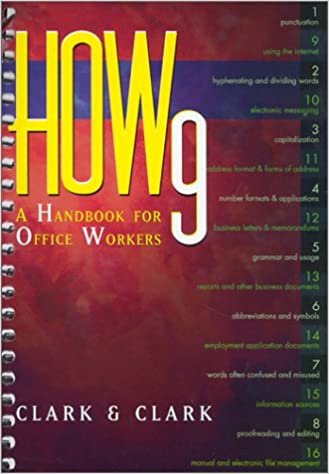 How 9: A Handbook for Office Workers (How (Handbook for Office Workers), 9th ed) indir