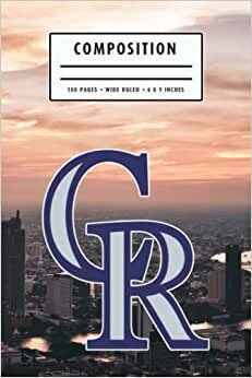 New Year Weekly Timesheet Record Composition : Colorado Rockies Notebook | Christmas, Thankgiving Gift Ideas | Baseball Notebook #13