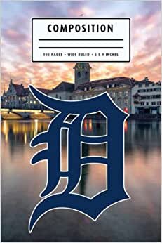 Composition : Detroit Tigers Notebook- To My Baseball Son , To My Baseball Dad - Baseball Notebook #2
