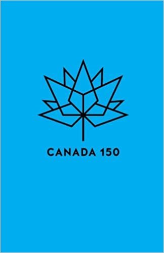 Canada 150: Journal Lined Writing Notebook Light Blue