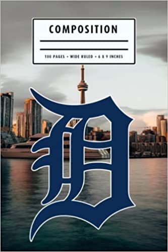 Composition : Detroit Tigers Notebook- To My Baseball Son , To My Baseball Dad - Baseball Notebook #9
