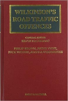 Wilkinson's Road Traffic Offences indir