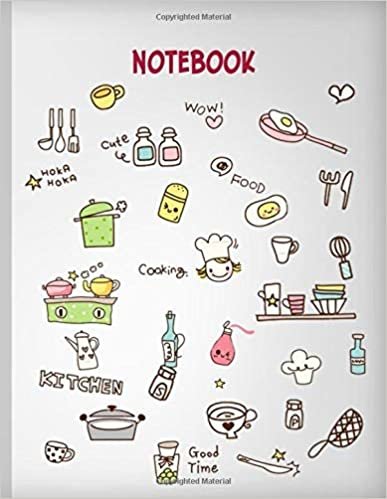 Notebook: Lined Notebook, Journal, 100 Pages - Large (8.5 x 11 inches) - Kitchen