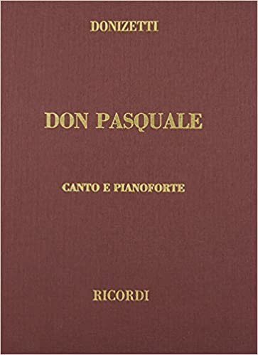 Don Pasquale: Canto E Pianoforte indir