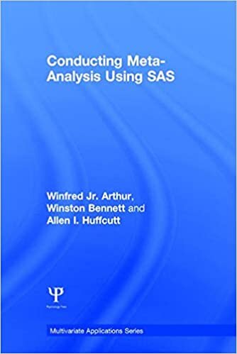 Conducting Meta-Analysis Using SAS (A Volume in the Multivariate Applications Series)