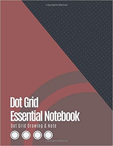 Dot Grid Essential Notebook: Dotted Graph Notebooks (Marsala Brown Cover) - Dot Grid Paper Large (8.5 x 11 inches), A4 100 Pages, Engineer Drawing & ... Journal Graphing Pad, Design Book, Work Book.
