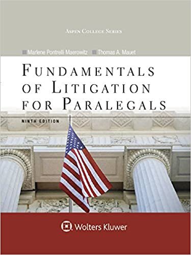 Fundamentals of Litigation for Paralegals (Aspen College)