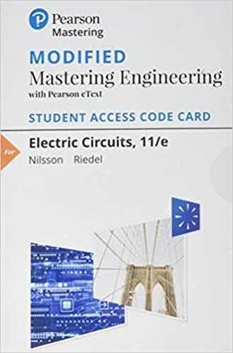 Modified Mastering Engineering Pearson Etext Standalone Access Card for Electric Circuits
