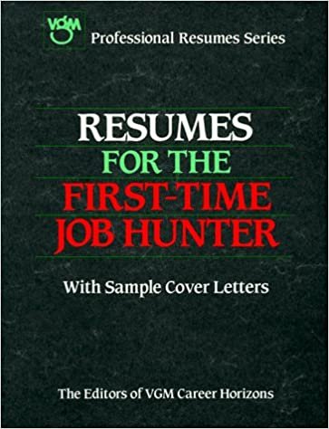 Resumes for the First-Time Job Hunter (Vgm's Professional Resumes Series) indir