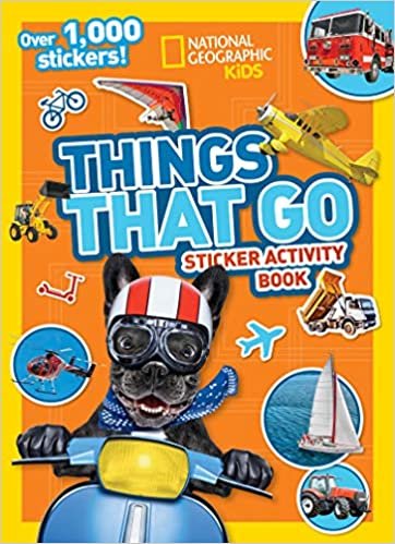 Things That Go Sticker Activity Book: Over 1,000 stickers! indir