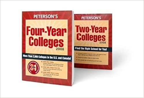 Undergraduate Guides Set 2008 (2 vols) (Peterson's Annual Guides to Undergraduate Study)