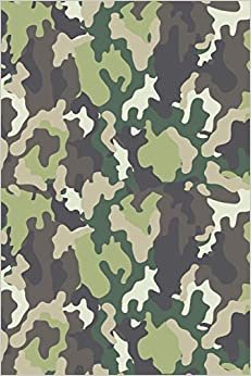 Camouflage: Graph Paper Notebook, 6x9 Inch, 120 pages