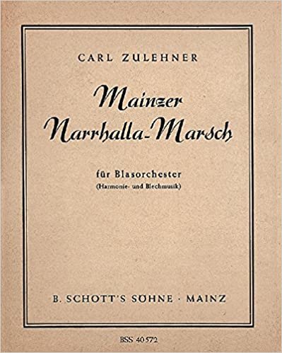 Mainzer Narrhalla-Marsch -Ensemble de Partitions