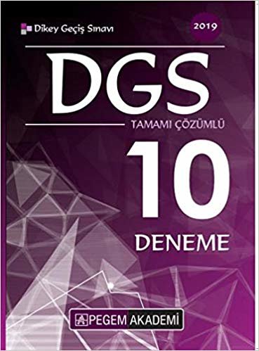 2019 DGS Tamamı Çözümlü 10 Deneme