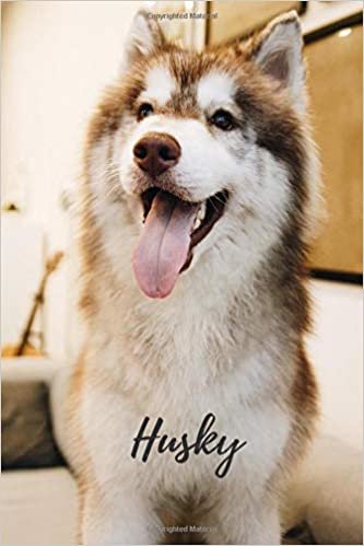 Husky: Animal Notebook for Coloring Drawing and Writing (110 Pages, Unlined, 6 x 9) (Animal Notebook)