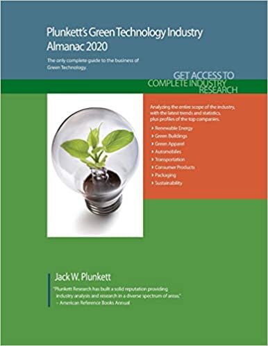 Plunkett's Green Technology Industry Almanac 2020: Green Technology Industry Market Research, Statistics, Trends and Leading Companies (Plunkett's Industry Almanacs)