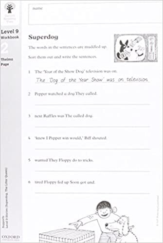 Oxford Reading Tree: Level 9: Workbooks: Workbook 2: Superdog and The Litter Queen (Pack of 30) indir