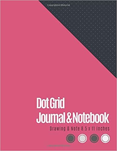 Dot Grid Journal 8.5 X 11: Dotted Graph Notebooks (Honeysucle Pink Cover) - Dot Grid Paper Large (8.5 x 11 inches), A4 100 Pages - Bullet Dot Grid ... - Engineer Drawing & Sketching, Note Taking.
