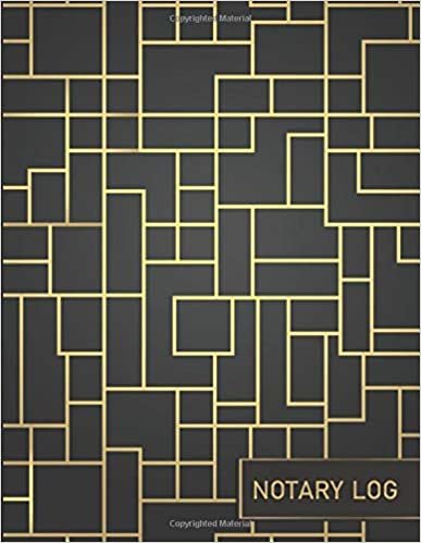 Notary Log: Black and Gold Notary Journal for Record Keeping (Opulence Notary, Band 7)