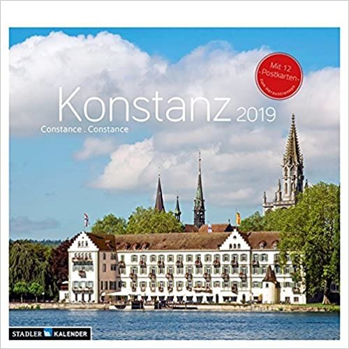 Konstanz 2019. Postkarten-Tischkalender