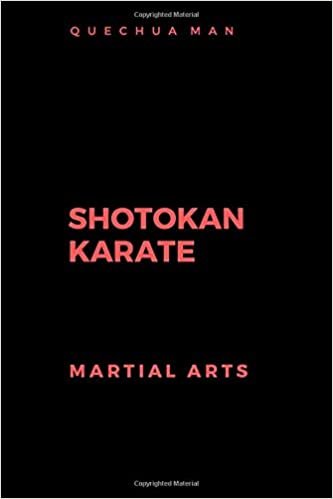 SHOTOKAN KARATE: Notebook, Journal, Diary (6x9 line 110pages bleed) (MARTIAL ARTS, Band 1)
