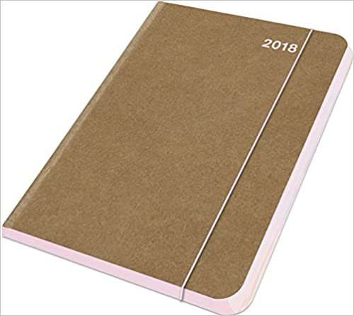 2018 Rose MidiFlexi Diary -  teNeues ColourLine - 12 x 17 cm