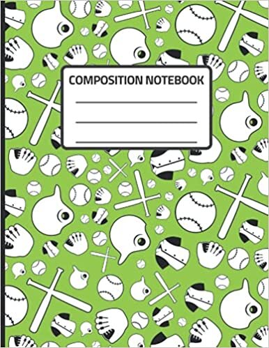 Composition Notebook: Baseball Composition Wide Ruled Journal. 8.5 x 11, 100 Pages, Great For Kids, Teens, Students and Adults. Perfect for baseball lovers.