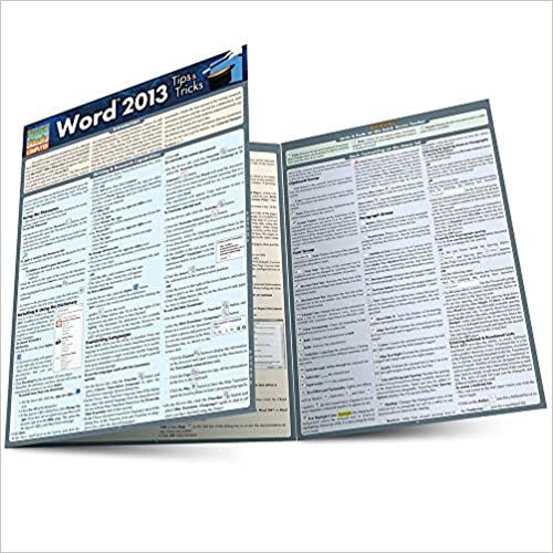 Word 2013 Tips & Tricks (Quick Study Computer)