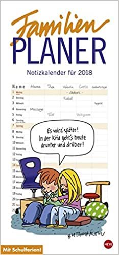 Butschkow Familienplaner - Kalender 2018