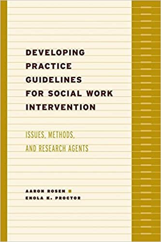 Developing Practice Guidelines for Social Work Intervention: Issues, Methods, and Research Agenda indir